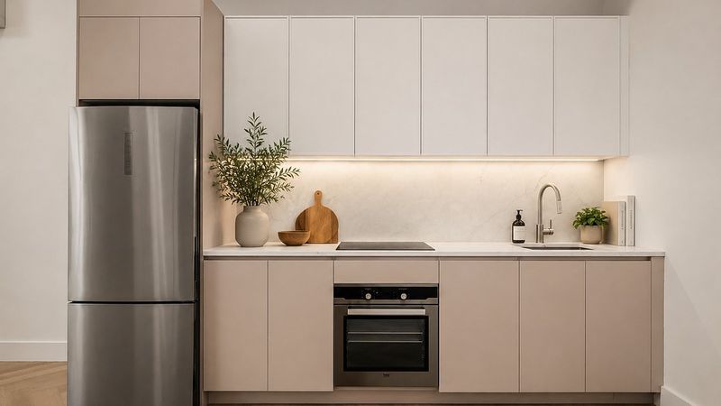 Finished kitchen at Broadway, Astoria, Queens — photo 6
