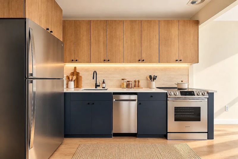 Finished kitchen at Fulton St, Bed-Stuy, Brooklyn — photo 4