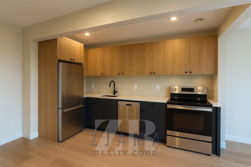 Finished kitchen at Fulton St, Bed-Stuy, Brooklyn — photo 5