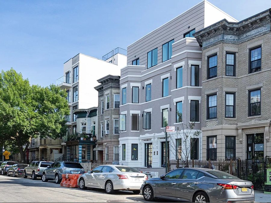Front of Martense St, Flatbush, Brooklyn