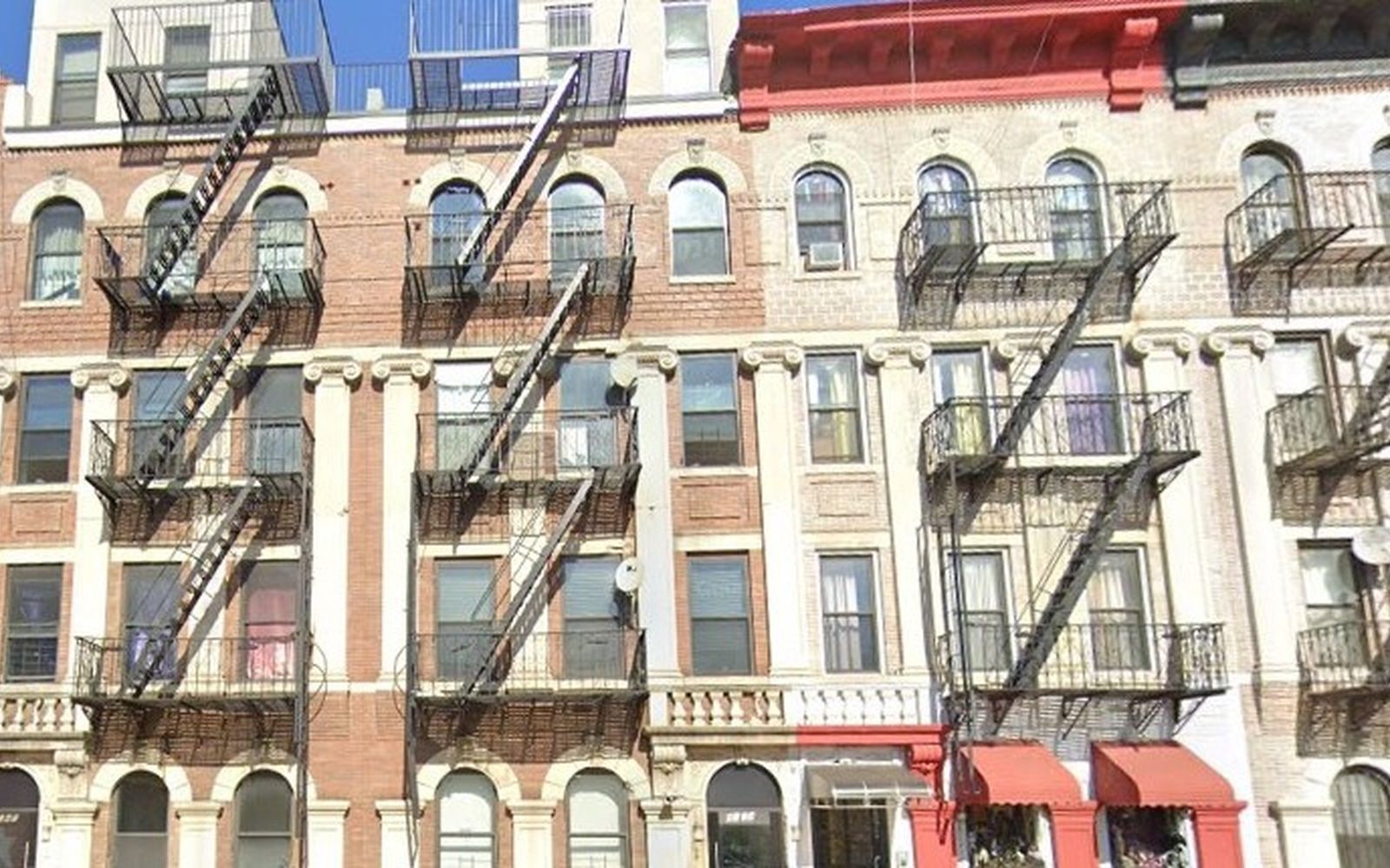 Front of St Johns Pl, Crown Heights, Brooklyn